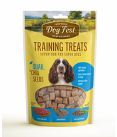 Dog Fest Training Treats Quail & Chia Seeds 90g